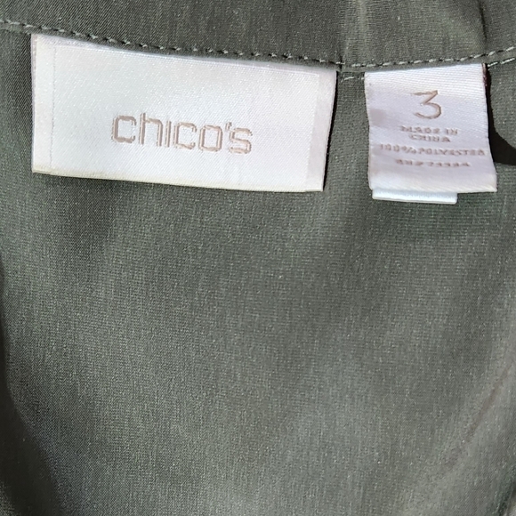 Chicos Safari Utility Jacket Nwot - Picture 4 of 4